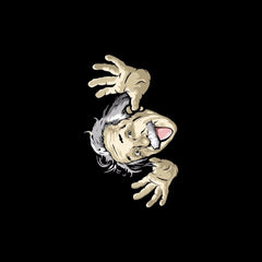 अल्बर्ट आइंस्टीन की जीभ का मज़ेदार चित्र वाला मोबाइल केस कवर