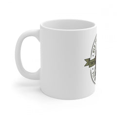 जेनेरिक सिरेमिक गोरिल्ला डिज़ाइन प्रिंटेड कॉफी मग (रंग: सफेद, क्षमता: 330 मिलीलीटर)