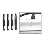 Generic Pack Of 4 Compact Microfibre Car Door Guard (White)