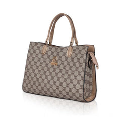 महिलाओं के लिए जेनेरिक फॉक्स लेदर प्रिंटेड हैंडबैग (हिल्वर)