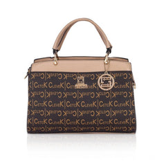 महिलाओं के लिए जेनेरिक फॉक्स लेदर प्रिंटेड हैंडबैग (हिल्वर)