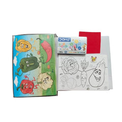 2 In 1 Puzzle & Colors Vegetable | Cardboard | Educational Toys| 3+ Years