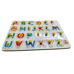 Alphapet With small letter Wooden Puzzle | Wooden | Educational Toys| 3+ Years