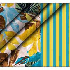 पुरुषों के लिए सामान्य कैज़ुअल फ्लोरल प्रिंटेड कॉटन ब्लेंड अनस्टिच्ड शर्ट फैब्रिक, 1.6 मीटर (हरा)