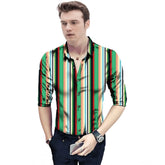 पुरुषों के लिए सामान्य कैज़ुअल फ्लोरल प्रिंटेड कॉटन ब्लेंड अनस्टिच्ड शर्ट फैब्रिक, 1.6 मीटर (हरा)