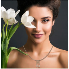 Generic Women's Stainless Steel Dream Catcher Pendent Delicate Chain (Gold Plated)