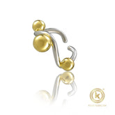 सामान्य स्टेनलेस स्टील की दैनिक उपयोग के लिए फ्री साइज रिंग (सिल्वर प्लेटेड)