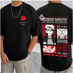 जेनेरिक मेन्स कैजुअल कॉटन ब्लेंड प्रिंटेड राउंड नेक हाफ स्लीव टी-शर्ट (ब्लैक)