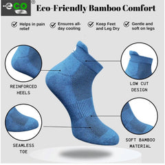 जेनेरिक 4 जोड़ी मोजे, यूनिसेक्स कैजुअल कॉटन प्रिंटेड एंकल लेंथ सॉक्स (मल्टीकलर)