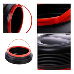 3 फोल्डेबल डस्टबिन का जेनेरिक पैक – पोर्टेबल और कम जगह घेरने वाला कचरा कंटेनर (रंग: मिश्रित)