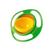 2 का जेनेरिक पैक_गाइरो बाउल – बच्चों के लिए छलकाव-रोधी घूमने वाला मजेदार बाउल (रंग: मिश्रित)