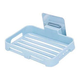 5 मैजिक स्टिकर साबुन धारकों का सामान्य पैक - दीवार पर लगाने वाले साबुन आयोजक (रंग: मिश्रित)