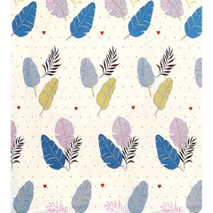 सामान्य कॉटन ब्लेंड फ्लोरल प्रिंटेड डबल बेडशीट और 2 पिलो कवर (ऑफ-व्हाइट)