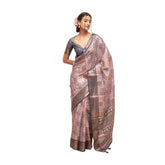 Generic Women's Polyester Printed Saree With Unstitched Blouse 5.5 Mtr (Multicolor)