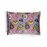 1 से 5 वर्ष की आयु के बच्चों के लिए सामान्य मुलायम प्लश प्रिंटेड शिशु तकिया (बैंगनी)