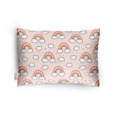 1 से 5 वर्ष की आयु के बच्चों के लिए सामान्य मुलायम प्लश प्रिंटेड शिशु तकिया (पीच रंग)