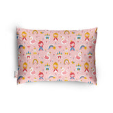 1 से 5 वर्ष की आयु के बच्चों के लिए सामान्य मुलायम प्लश प्रिंटेड शिशु तकिया (गुलाबी)