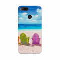 Empty Ocean and Colorful Chairs Mobile Case Cover
