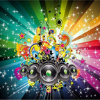 Loud music background Mobile Case Cover