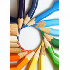 Colorful pencil with round shape Mobile Case Cover