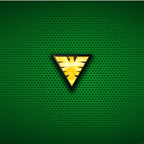 Triangle Yellowish Logo with Green background Mobile Case Cover