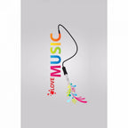 Love Music Colorful Text Mobile Case Cover