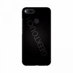 Black Background with text Mobile Case Cover