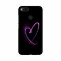 Purple color Heart Symbol Mobile Case Cover