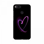 Purple color Heart Symbol Mobile Case Cover