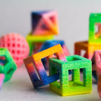 Colorful Set of Cubes Mobile Case Cover