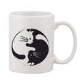  Printed Ceramic Coffee Mug - 1 Pieces, White, 11oz
