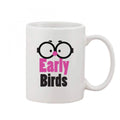  Printed Ceramic Coffee Mug - 1 Pieces, White, 11oz