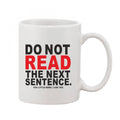  Printed Ceramic Coffee Mug - 1 Pieces, White, 11oz