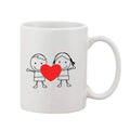  Printed Ceramic Coffee Mug - 1 Pieces, White, 11oz