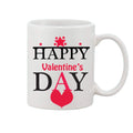  Printed Ceramic Coffee Mug - 1 Pieces, White, 11oz