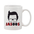  Printed Ceramic Coffee Mug - 1 Pieces, White, 11oz