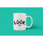 Generic Printed Ceramic Coffee Mug - 1 Pieces, White, 11oz