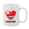  Printed Ceramic Coffee Mug - 1 Pieces, White, 11oz