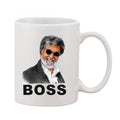  Printed Ceramic Coffee Mug - 1 Pieces, White, 11oz