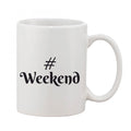  Printed Ceramic Coffee Mug - 1 Pieces, White, 11oz