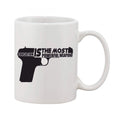  Printed Ceramic Coffee Mug - 1 Pieces, White, 11oz
