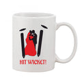  Printed Ceramic Coffee Mug - 1 Pieces, White, 11oz
