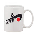  Printed Ceramic Coffee Mug - 1 Pieces, White, 11oz