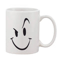  Printed Ceramic Coffee Mug - 1 Pieces, White, 11oz