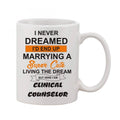  Printed Ceramic Coffee Mug - 1 Pieces, White, 11oz