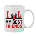  Printed Ceramic Coffee Mug - 1 Pieces, White, 11oz