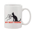  Printed Ceramic Coffee Mug - 1 Pieces, White, 11oz