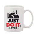  Printed Ceramic Coffee Mug - 1 Pieces, White, 11oz