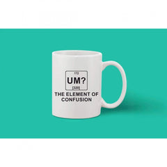 Generic Printed Ceramic Coffee Mug - 1 Pieces, White, 11oz