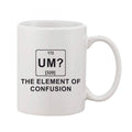  Printed Ceramic Coffee Mug - 1 Pieces, White, 11oz